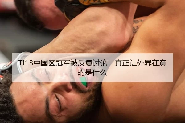TI13中国区冠军被反复讨论，真正让外界在意的是什么